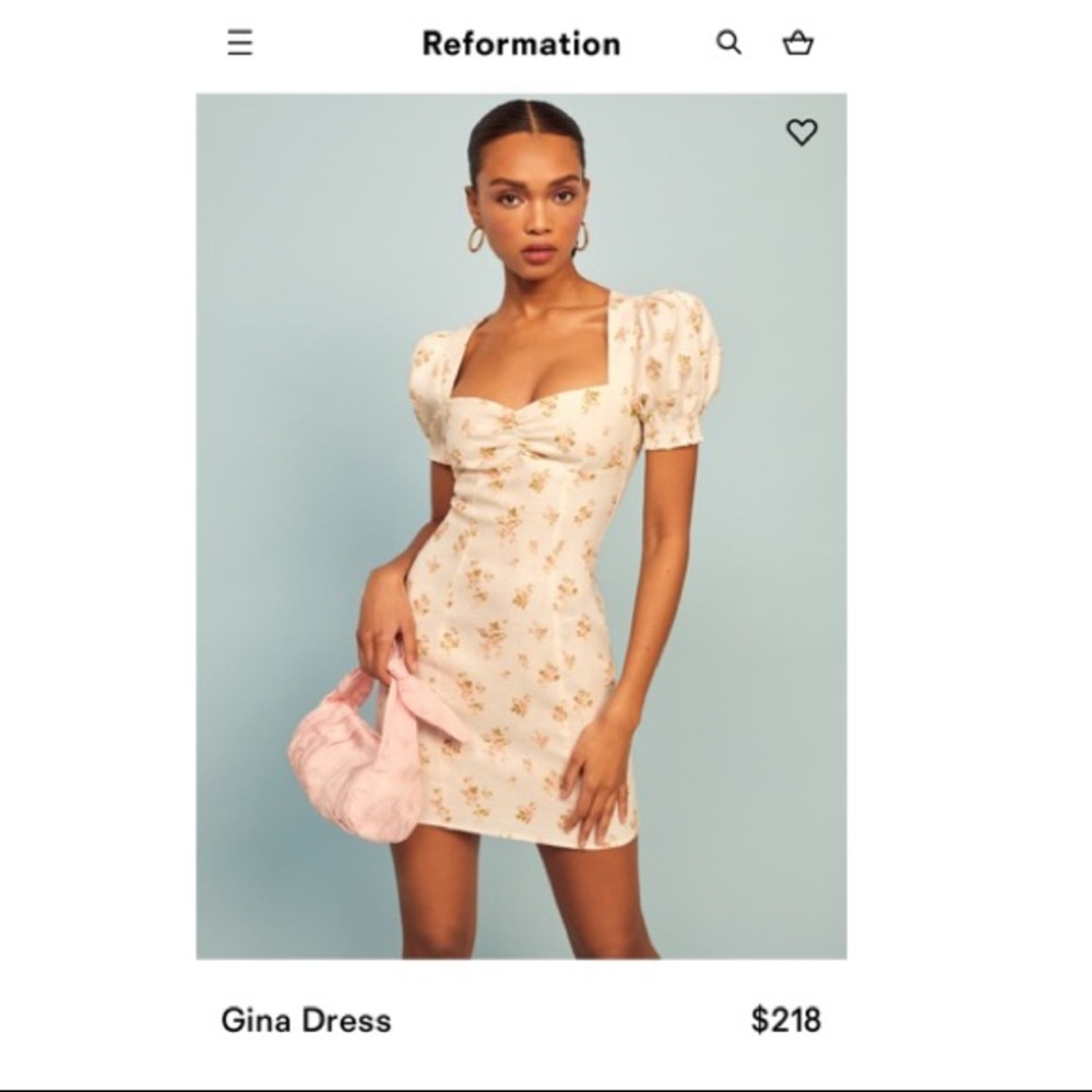 Reformation Gina Dress in Mildred